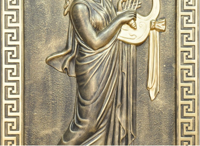 Musik Wandrelief Antik Stil Relief Wand Gemälde Antike Handarbeit Gott Bild Neu